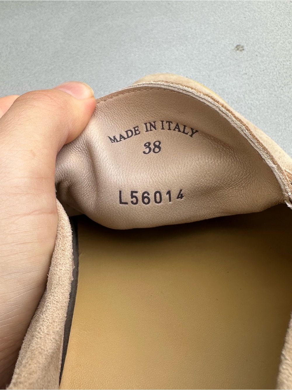 Loro Piana Charms Walk Beige Suede Loafers EU 38 - Picture 5 of 8